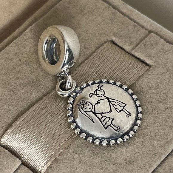 Pandora BFF best friend Exclusive Dangle Charm BFF Besties friendship - Picture 2 of 4